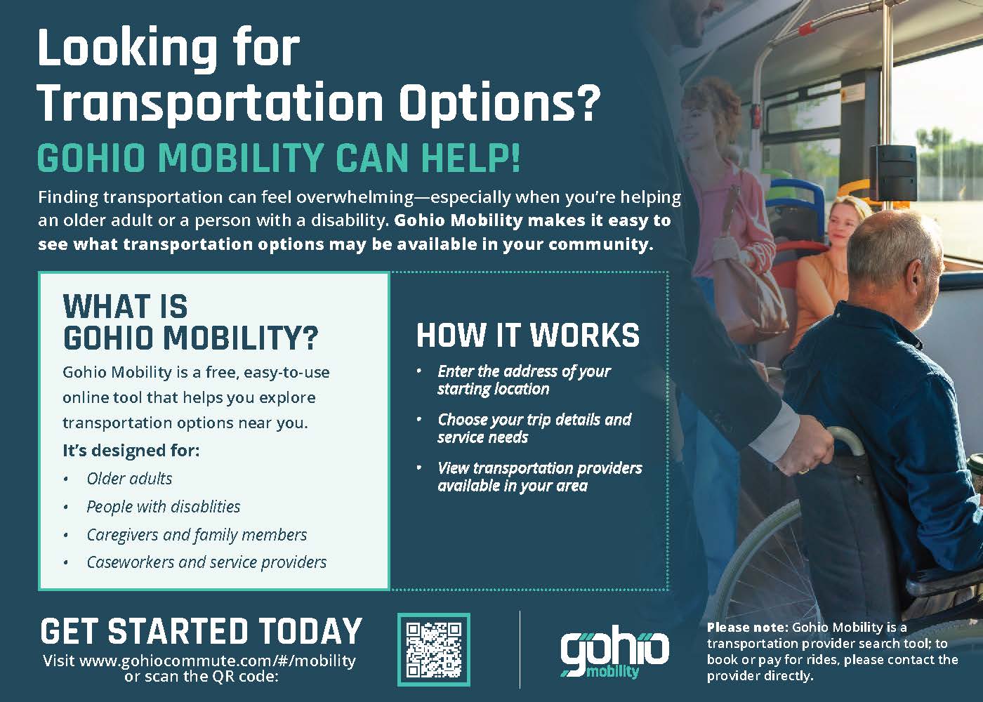 Gohio Mobility Postcard of Information