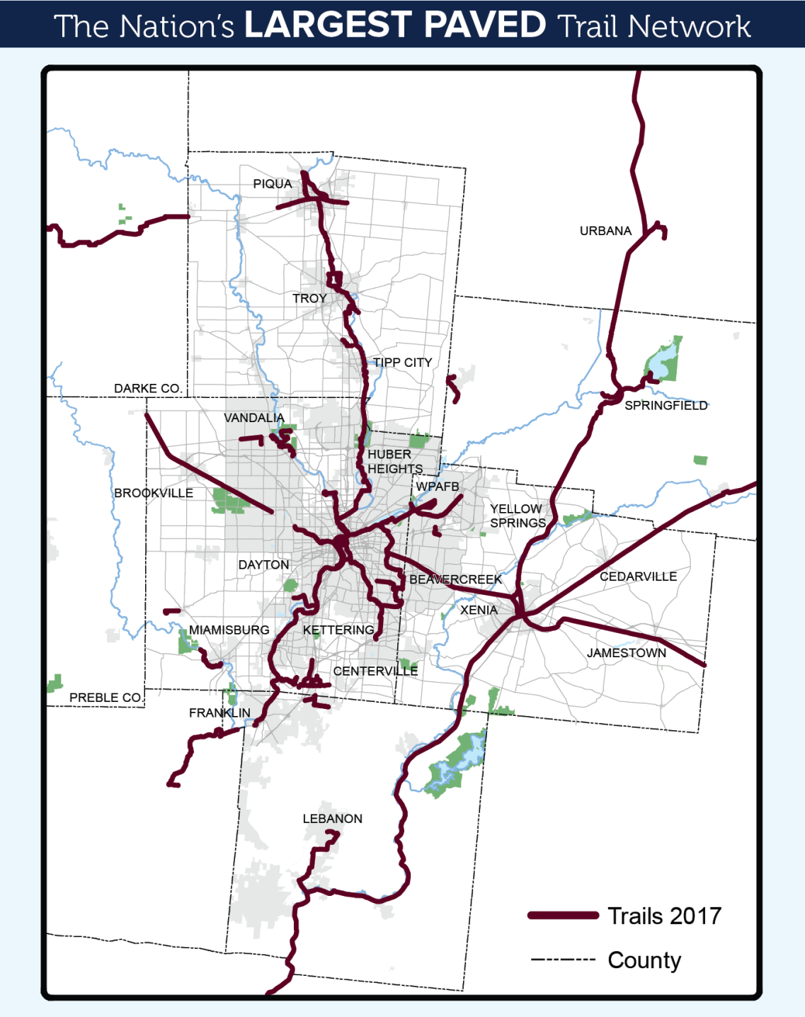 miami bike trails map Tale Of The Trails Mvrpc miami bike trails map