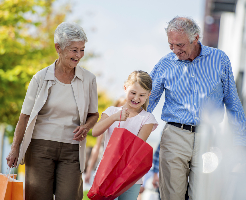Multiple Generation Shopping Together