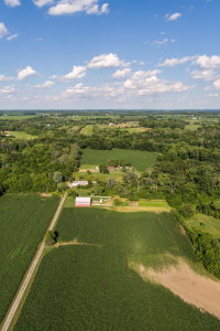 Rural Farm Drone Photo